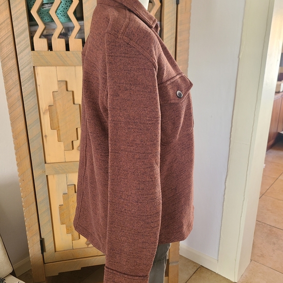 Prana Tri-Thermal Shacket Clove Small - Picture 4 of 7